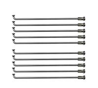 TENVORA Raggi Bici,Raggi per Biciclette Spokes Diametro Diametro 3,5 mm Spoke 304 Materiale in Acciaio Inox A-motocicli E-Moto Raggi di Diametro Uguali(Length 163mm)