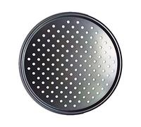 TENYELE 9/10/11/12 Pollice Cottura Pizza Pan con Foro Acciaio Al Carbonio Antiaderente Cucina Cottura Strumenti di Cottura per la Decorazione