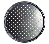 TENYELE 9/10/11/12 Pollice Cottura Pizza Pan con Foro Acciaio Al Carbonio Antiaderente Cucina Cottura Strumenti di Cottura per la Decorazione