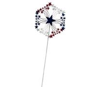 TENYELE Artigianale Metallo Venti Spinner Scultura Metallo Mulino A Vento Palo Yard Decorazione di Arte Per Spazi Est