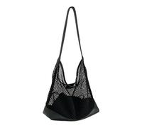 TENYELE Borsa a tracolla alla moda di grande capacità scava fuori modello leggero borsa ascellare per uso quotidiano ufficio scava fuori borsa ascellare, Nero , One Size