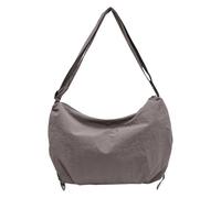 TENYELE Borsa a tracolla versatile in nylon per lavoro o uso quotidiano casual borse a tracolla alla moda unisex borsa unisex per gnocchi, grigio, One Size