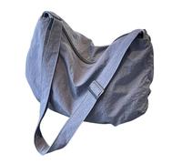 TENYELE Borsa a tracolla versatile in nylon per lavoro o uso quotidiano casual borse a tracolla alla moda unisex borsa unisex per gnocchi, Blu, One Size