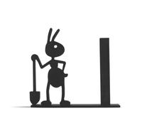 TENYELE Creativo Formiche A Forma Di Carta Igienica Porta Rotolo Di Facile Installazione Dispenser Di Carta Per Lo Spazio Moderno Della Casa Storage Organizer Formiche