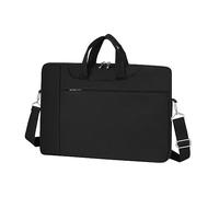 TENYELE Custodia protettiva per notebook, borsa in tessuto Oxford, borsa per computer portatile, con tracolla, resistente agli schizzi d'acqua, Nero , One Size