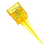 TENYELE Giallo brillante pluviometro/irrigatore bocca larga per cortile giardino esterno casa 3/4x1/2 strumento meteo spruzzatore calibro tazze