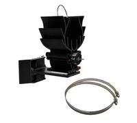 TENYELE La ventola per stufa alimentata a calore con piastra modificata massimizza l'efficienza della tua o stufa Design elegante ventilatore senza elettricità