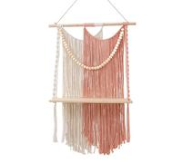 TENYELE Mensola da parete decorativa in macramè, organizer galleggiante per adulti e casalinghe alla ricerca di eleganti decorazioni fatte a mano