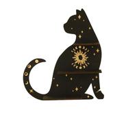 TENYELE Supporto in cristallo a forma di carino Display in cristallo Ramadans mensola mensola mensola mensole in legno decorazioni estetiche da parete decorazioni salvaspazio archiviazione