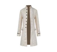 TENZHVXI Uomo Rinascimento Steampunk Tailcoat Medievale Gotico Vittoriano Giacca Halloween Costumi Frock Coat
