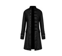TENZHVXI Uomo Rinascimento Steampunk Tailcoat Medievale Gotico Vittoriano Giacca Halloween Costumi Frock Coat