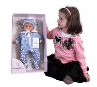 Teo 45cm Bambola Neonato Profumato in Scatola con Ciuccio Originale MARINA & PAU