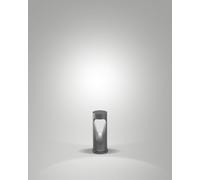 TEO PALETTO PER ESTERNO NERO LUCIDO ALTEZZA CM.30 A LED 13W 3000K 1170LM IP65