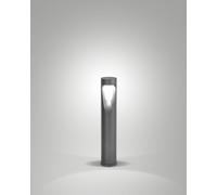 TEO PALETTO PER ESTERNO NERO LUCIDO ALTEZZA CM.60 A LED 13W 3000K 1170LM IP65