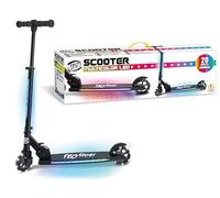 Teo Sport, Monopattino 2 Ruote Pieghevole, in Alluminio per Bambini con Luci LED, Altezza Regolabile, 20 Effetti Luminosi, Scooter 2 Ruote per Bambino e Bambina dai 5 Anni, Sostiene MAX 50 KG