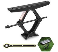 Teodute può Trasportare 200kg Kit Stabilizzatore Gradino per Camper, 3.1"-12.6" Regolabile in Altezza Stabilizzatore di Supporto per Gradini, Adatto per 5th Wheels RV, Trailer, Camper Step