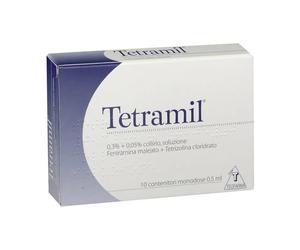 Teofarma Tetramil 0,3% + 0,05% - Collirio Per Stati Allergici Ed Infiammatori Della Congiuntiva 10 Flaconcini Monodose