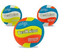 TeoKaido Pallone Beach Volley taglia 5, Palla Pallavolo da Spiaggia PVC Impermeabile, Pallone Volley Leggero 280g, Colore scelto Casualmente, Alta Visibilità, Palla Beach Volley Morbida