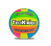 Teokaido, Pallone Pallavolo Misura 5 Ufficiale, Palla da Volley Soft Touch per Allenamento e Beach Volley, Peso Regolamentare 260-280g, Ideale per Principianti, Resistente all'Acqua, Design Esclusivo