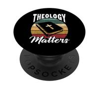 teologia conta Design per un uomo religioso PopSockets PopGrip Adesivo