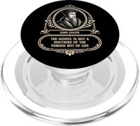 Teologia riformata Citazione di Calvino Vangelo cristiano Fede PopSockets PopGrip per MagSafe