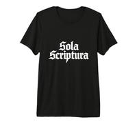 Teologia Riformata Sola Scriptura Bibbia Autorità Design Maglietta Premium