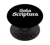 Teologia Riformata Sola Scriptura Bibbia Autorità Design PopSockets PopGrip Adesivo