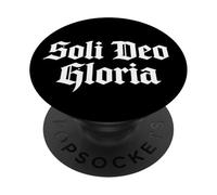 Teologia Riformata Soli Deo Gloria Arte Cristiana PopSockets PopGrip Adesivo