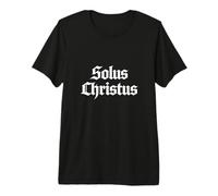 Teologia Riformata Solus Christus Cristo Solo 5 Solas Design Maglietta Premium