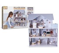 Teorema 40628 - Villa dei sogni c/access. H 69,5 cm in legno per bambole