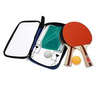 TEOREMA SET PING PONG DA TAVOLO CON 2 RACCHETTE 2 PALLINE CON RETE E FERMARETE