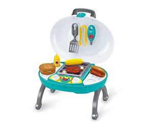 Teorema 67060 - Barbecue Richiudibile per Bambini con Funzioni Reali ed Accessori