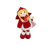 Teorema - Bambola di Pezza Carlotta delle Fiabe, Bambola Stoffa, Giocattolo per bambini, Altezza 30cm