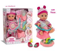 Merchandising Teorema: Ciao Ciccio - Set Pappa Bambolotto Con Voce - Window Box