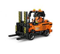 Teorema - Click Clack, Muletto 452Pezzi, Kit di Modellismo per Bambini 5+ Anni, Mezzo di Soccorso con Mattoncini, Mini Mezzi di Soccorso, Idea Regalo, Anni 5+