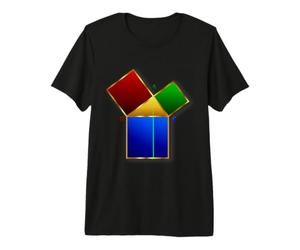 Teorema di Pitagora - Matematica pitagorica A2 + B2 = C2 Maglietta Premium