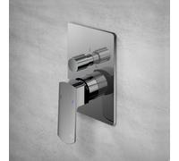 Teorema EDGE rubinetto vasca/doccia per 2-3 uscite, per corpo incasso, 8EC06CR, EDGE cromo [Rubinetteria Bagno > Rubinetteria Doccia]