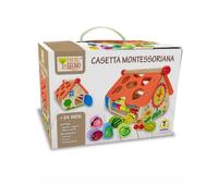 Teorema Fatto di Legno Casetta Montessoriana con Forme e Incastri