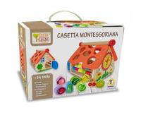 Teorema Fatto di Legno Casetta Montessoriana con Forme e Incastri