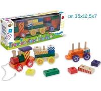 TRENO LEGNO PUZZLE TRAINABILE
