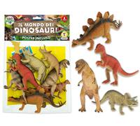 Teorema: Geo Nature - Dinosauri Rigidi 8 Pz Con Poster -