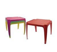 Teorema Giocattoli 3.TE64371 Tavolo in Plastica, 4 Colori, 56 x 52 x 44 cm