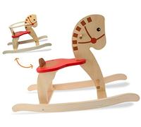 CAVALLO A DONDOLO C/PROTEZ 80X31X53CM MAX 35 KG 40612 TEOREMA