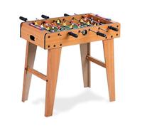 Teorema - Calcetto Balilla in Legno, Biliardino con 2 Palline e Segnapunti, Altezza 62 cm