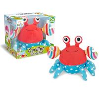 Teorema Giocattoli, Carillon Neonati Granchio, Peluche Morbido 0+ Mesi con Dolce Ninna Nanna per Bambini, Gioco Musicale per Culla e Passeggino, Idea Regalo Nascita