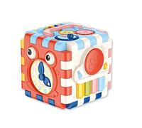 Teorema Giocattoli- Cubo Montessori Multiattività, Giocattolo per Bambini con Luci e Melodie, Medium, 67317