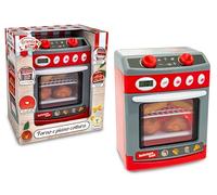 Teorema Giocattoli, Forno Giocattolo per Bambini con Luci e Suoni, Sportello Apribile, Accessori e Cibo Finto Inclusi, Gioco di Imitazione Cucina, Batterie Incluse