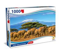 Teorema Giocattoli- Puzzle Africa, Veduta del Kilimangiaro, 1000 Pezzi 70x50 cm, Multicolore, 67035