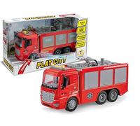 Teorema Giocattoli, Grande Camion Pompieri Giocattolo Scala 1:16, Autopompa con Pompa Acqua Vera Funzionante, Luci, Suoni e Movimento a Frizione