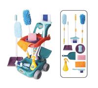 Teorema - Maxi Carrello delle Pulizie, Giocattolo per Bambini, Set Completo con Accessori, Altezza 51cm
